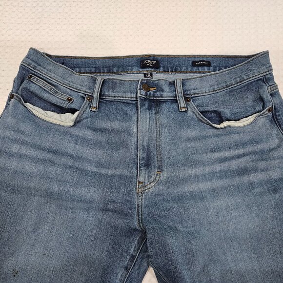 J.Crew Flex Straight Jeans Size 36x34 – Light Blue Wash | Premium Denim - Picture 1 of 7